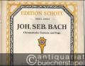 Chromatische Fantasie und Fuge (= Edition Schott, No. 01083, 01084). Einzel-Ausgabe. Piano.