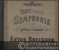 Vierte (romantische) Symphonie (Es dur) für grosses Orchester. Clavierauszug zu vier Händen.