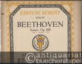 Sonate Op. 106 B dur - Si majeur - B b (= Klavier-Sonaten. Edition Schott, No. 0256/59). Einzel-Ausgabe. Piano.