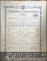 Musik (Bücher/Noten) » Noten/Partituren - Manon. Opera de J. Massenet. Trio par Ernest Alder (= L'opera concertant. Trios sur les operas et ballets en vogue. Deuxieme serie, No. 7). Salonorchester. Klavierpartitur und 5 Stimmen.