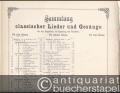 Trennung (O, du lieber Schatz), Op. 184, No. 4 (= Sammlung classischer Lieder und Gesänge für eine Singstimme mit Begleitung des Pianoforte, No. 78). Für hohe Stimme (Sopran oder Tenor).