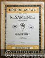 Rosamunde. Ouvertüre (= Edition Schott, No. 06964 / 06965). Einzel-Ausgabe. Piano.