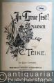 Musik (Bücher/Noten) » Noten/Partituren - In Treue fest! Marsch. Salonorchester. 13 Stimmen.