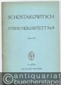Streichquartett Nr. 8, Opus 110 (1960) (= Edition Peters, Nr. 4792a). Studienpartitur.