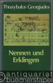 Nennen und Erklingen. Die Zeit als Logos.