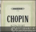 Konzert f-Moll für Klavier und Orchester Op. 21 (= Edition Peters, Nr. 2895b). Ausgabe für zwei Klaviere.