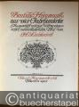 Musik (Bücher/Noten) » Noten/Partituren - Deutsche Hausmusik aus vier Jahrhunderten (= Die Musik, hrsg. von Richard Strauss. Erster Band der Notenausgabe).