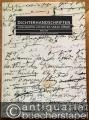 Dichterhandschriften von Martin Luther bis Sarah Kirsch.