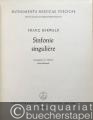 Musik (Bücher/Noten) » Noten/Partituren - Sinfonie singuliere (= Monumenta Musicae Svecicae. Franz Berwald, Sämtliche Werke, Band 3). BA 4903.