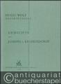 Gedichte von Joseph von Eichendorff für eine Singstimme und Klavier (= Hugo Wolf. Sämtliche Werke. Kritische Gesamtausgabe, Band 2).