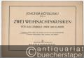 Musik (Bücher/Noten) » Noten/Partituren - Kleine Partita über "Wie schön leucht' uns der Morgenstern" (= Zwei Weihnachtsmusiken für das Cembalo oder das Klavier, Werk 25a).