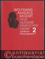 Wolfgang Amadeus Mozart. Neue Ausgabe sämtlicher Werke in 20 Bänden. Band 2: Geistliche Gesangswerke II. Studienpartitur.