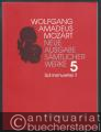 Wolfgang Amadeus Mozart. Neue Ausgabe sämtlicher Werke in 20 Bänden. Band 5: Bühnenwerke II. Studienpartitur.