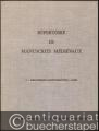 Repertoire de manuscrits medievaux contenant des notations musicales. I: Bibliotheque Sainte-Genevieve - Paris (= Ecole pratique des hautes-etudes Sorbonne - IVe section: Sciences historiques et philologiques).