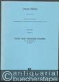 Lieder eines fahrenden Gesellen für eine Singstimme mit Klavier (= Gustav Mahler. Sämtliche Werke. Kritische Gesamtausgabe, Band XIII, Teilband 1).