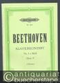Klavierkonzert Nr. 3 c-Moll Opus 37. Mit Kadenz des Komponisten (= Edition Peters Nr. 604). Taschenpartitur.