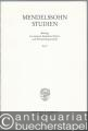 Mendelssohn Studien (= Beiträge zur neueren deutschen Kultur- und Wirtschaftsgeschichte, Bd. 7).