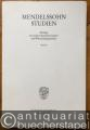 Mendelssohn Studien. Zum 150. Todestag von Felix Mendelssohn Bartholdy und seiner Schwester Fanny Hensel (= Beiträge zur neueren deutschen Kultur- und Wirtschaftsgeschichte, Bd. 10).