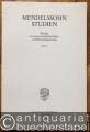 Mendelssohn Studien (= Beiträge zur neueren deutschen Kultur- und Wirtschaftsgeschichte, Bd. 11).