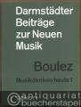 Musikdenken heute 1 (= Darmstädter Beiträge zur Neuen Musik V).