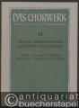 Sieben chromatische Motetten des Barock zu 4-6 Stimmen (= Das Chorwerk, hrsg. v. Friedrich Blume, Heft 14).