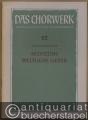 Sechzehn weltliche Lieder zu 3 Stimmen für eine Singstimme mit Instrumenten (= Das Chorwerk, hrsg. v. Friedrich Blume, Heft 22).