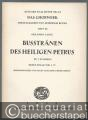 Busstränen des heiligen Petrus zu 7 Stimmen. Erste Folge Nr. 1-7 (= Ausgabe Kallmeyer Nr. 53. Das Chorwerk, Heft 34).