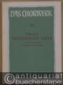 Zwölf französische Lieder aus Jacques Moderne: Le Paragon des Chansons (1538) zu vier Stimmen (= Das Chorwerk, hrsg. v. Friedrich Blume u. Kurt Gudewill, Heft 61).