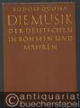 Die Musik der Deutschen in Böhmen und Mähren (= Edition Merseburger 1408).