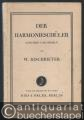 Der Harmonieschüler. Aufgaben und Regeln.