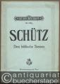 Drei biblische Szenen (= Edition Breitkopf, Nr. 1634). Klavierauszug mit Text.