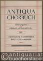 Antiqua Chorbuch, Teil 1: 171 geistliche zwei- bis achtstimmige Chorsätze deutscher Meister aus der Zeit um 1400 bis 1750, Heft 2 (= Edition Schott 4252).