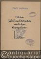 Kleine Weihnachtskantate nach dem Evangelisten Lukas für zweistimmigen Kinder- (Frauen-) Chor, zwei Geigen, zwei Chorflöten, Gambe (Violoncello) und eine Männerstimme (= Bärenreiter-Ausgabe 955). Partitur und Stimmen.