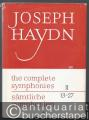 Symphonien II (13 - 27) (= Joseph Haydn. Kritische Ausgabe sämtlicher Symphonien / Critical edition of the complete symphonies. Philharmonia No. 590). Partitur.