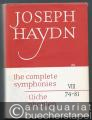 Symphonien VIII (74 - 81) (= Joseph Haydn. Kritische Ausgabe sämtlicher Symphonien / Critical edition of the complete symphonies. Philharmonia No. 596). Partitur.