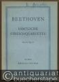 Sämtliche Streichquartette. Band I: Op. 18 Nr. 1-6 (= Edition Peters Nr. 3032a). Taschenpartitur.