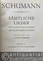 Musik (Bücher/Noten) » Noten/Partituren - Sämtliche Lieder für eine Singstimme mit Klavierbegleitung, Band III (= Edition Peters, Nr. 2385b). Ausgabe für mittlere Stimme.