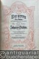 Musik (Bücher/Noten) » Noten/Partituren - Duette für Alt u. Bariton mit Begleitung des Pianoforte componirt und Frau Amalie Joachim gewidmet von Johannes Brahms. Op. 28 / Duette für zwei Singstimmen mit Klavierbegleitung. Band I: Opus 20, 61, 66, 75 (= Edition Peters).