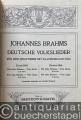 Musik (Bücher/Noten) » Noten/Partituren - Deutsche Volkslieder für eine Singstimme mit Klavierbegleitung, Heft 1 (= Edition Breitkopf, Nr. [6120a]) [Hohe Stimme].