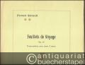 Retour a l'endroit familier, Op. 26 No. 3 (= Feuillets de Voyage, Op. 26. Transcriptions pour piano 2 mains, III).