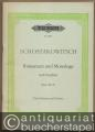 Romanzen und Monologe nach Worten von A. Puschkin, Opus 46, 91 (= Edition Peters, Nr. 4793). Für tiefe Stimme und Klavier.