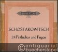 Vierundzwanzig Präludien und Fugen für Klavier Opus 87. Band I: Nr. 1-12 (= Edition Peters, Nr. 4716a).