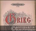 Im Kahne / Sur l'eau / Drifting (= Beliebte Lieder für eine Singstimme und Klavier von Edvard Grieg. Edition Peters, No. 2625b). Tiefe Stimme.