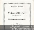 Vetrarsolhvörf (Einar Benediktsson) fyrir einsöng med undirleik / Wintersonnenwende [für eine Singstimme und Klavier].