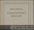 Variationen I für Klavier (= Bärenreiter-Ausgabe 2254).
