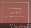 Sonate für Oboe und Klavier (oder ein anderes Melodieinstrument) (1951) (= Collection Litolff, Nr. 5619).