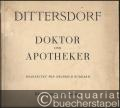 Doktor und Apotheker. Komische Oper in 3 Akten (= Universal-Edition, No. 10.295). Klavierauszug mit Gesang.