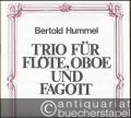 Trio für Flöte, Oboe und Fagott, Opus 60. Partitur und Stimmen.