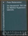 Die Chanson-Handschrift 78 C 28 des Berliner Kupferstichkabinetts. Studien zur Form der Chanson im 15. Jahrhundert (= Berliner musikwissenschaftliche Arbeiten, Bd. 4).