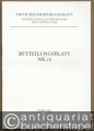 Musik (Bücher/Noten) » Musikwissenschaft - Mitteilungsblatt Nr. 1-71 (= Neue Bachgesellschaft, Internationale Vereinigung, Sitz Leipzig). 69 Hefte der Jahre 1976-2012/13 (es fehlen Nr. 3 u. 29).